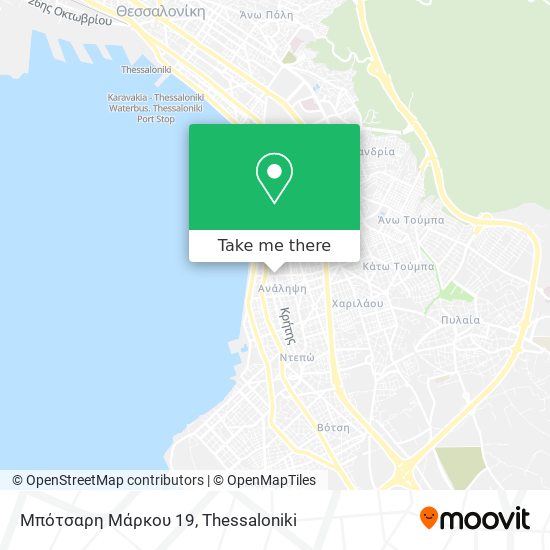 Μπότσαρη Μάρκου 19 map