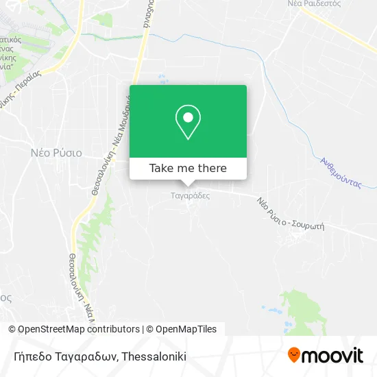 Γήπεδο Ταγαραδων map
