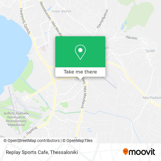 Replay Sports Cafe map
