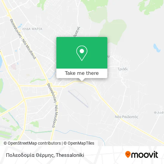 Πολεοδομία Θέρμης map