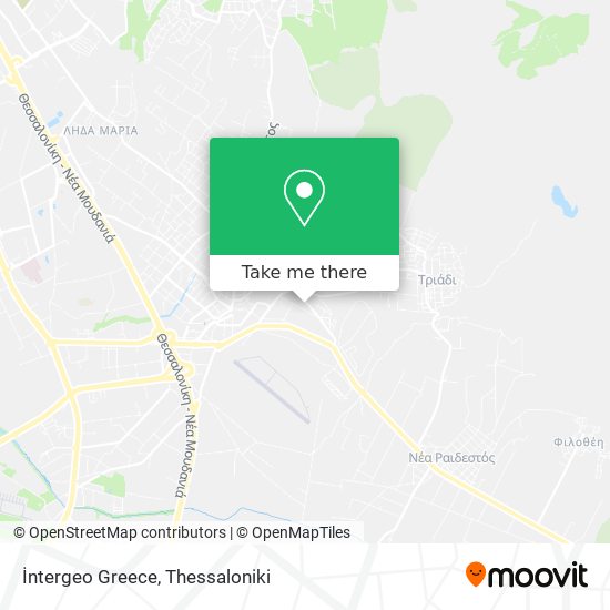 İntergeo Greece map