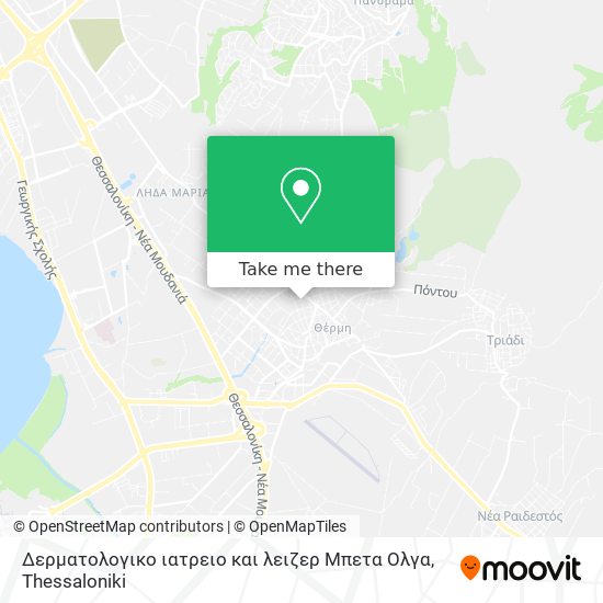 Δερματολογικο ιατρειο και λειζερ Μπετα Ολγα map