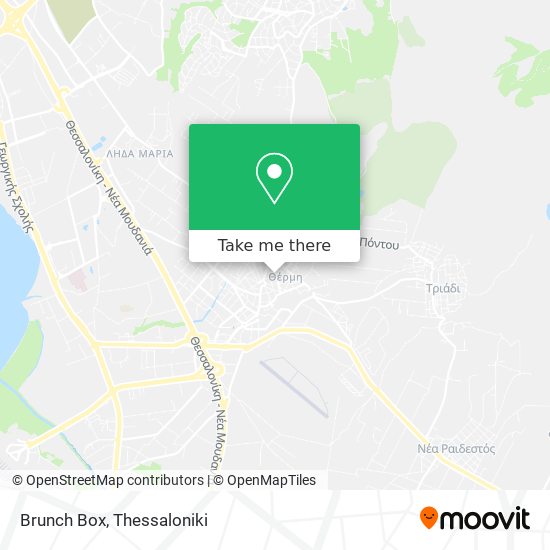 Brunch Box map