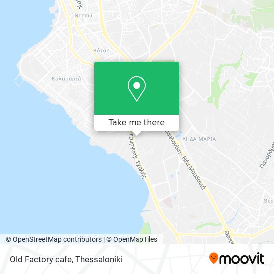 Old Factory cafe map