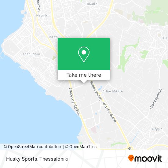 Husky Sports map