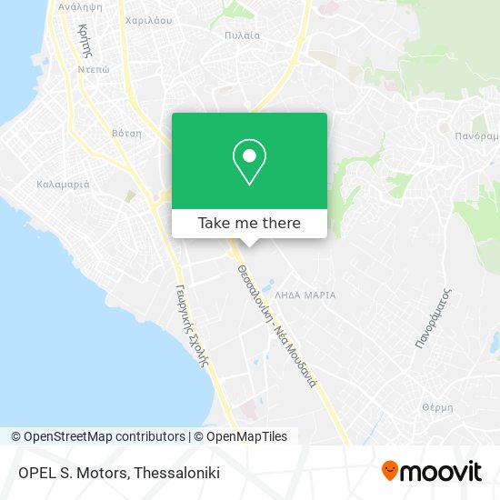OPEL S. Motors map