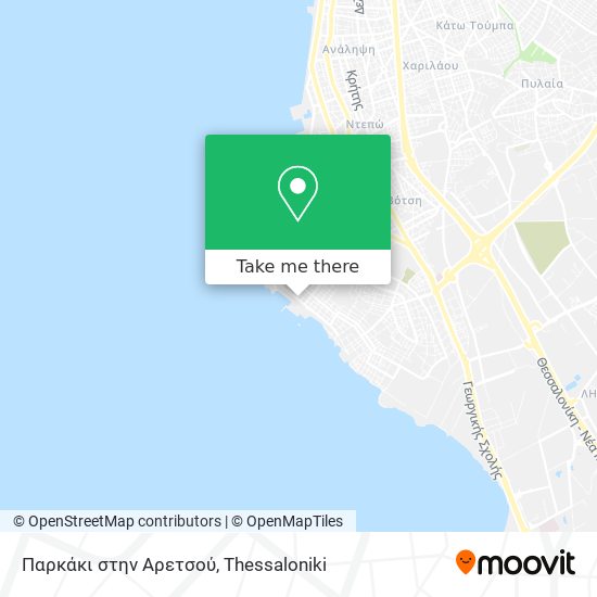 Παρκάκι στην Αρετσού map