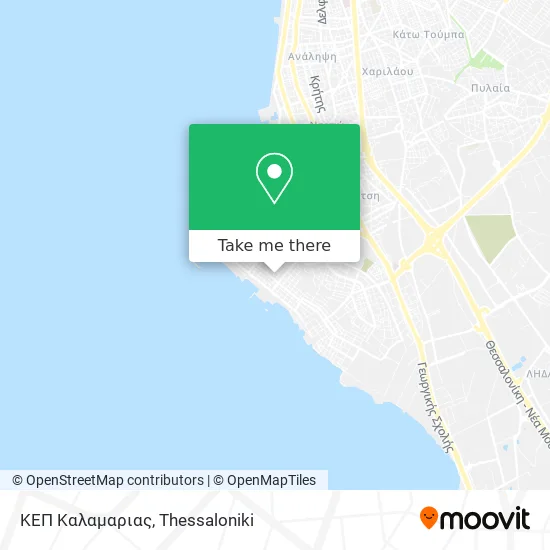 ΚΕΠ Καλαμαριας map