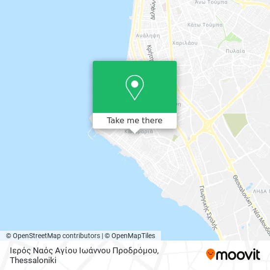 Ιερός Ναός Αγίου Ιωάννου Προδρόμου map