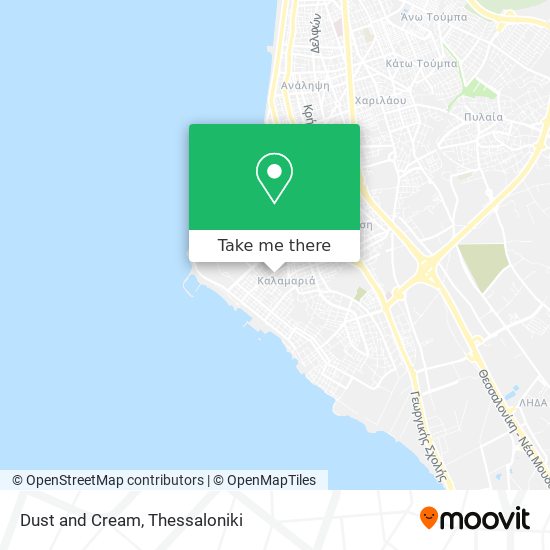 Dust and Cream map