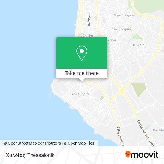 Χαλδίας map
