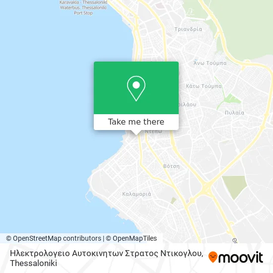 Ηλεκτρολογειο Αυτοκινητων Στρατος Ντικογλου map