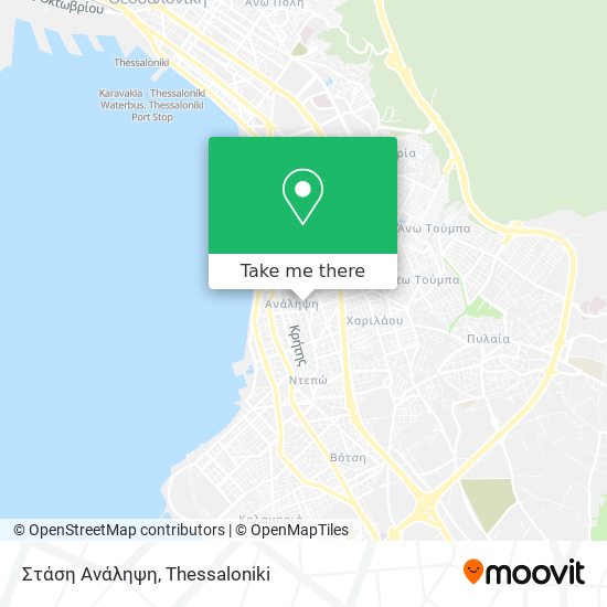 Στάση Ανάληψη map