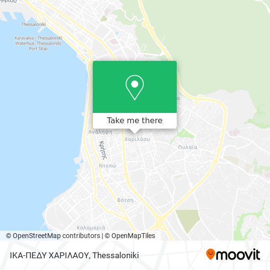 ΙΚΑ-ΠΕΔΥ ΧΑΡΙΛΑΟΥ map