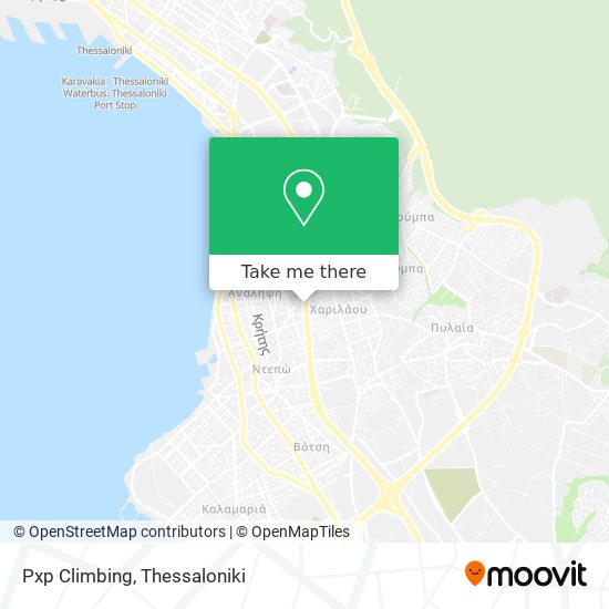 Pxp Climbing map