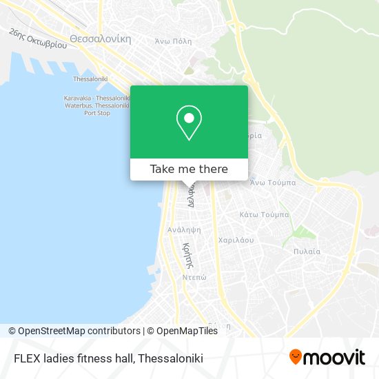 FLEX ladies fitness hall map