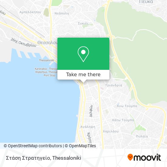 Στάση Στρατηγείο map