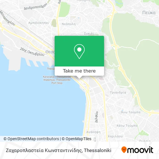 Ζαχαροπλαστεία Κωνσταντινίδης map