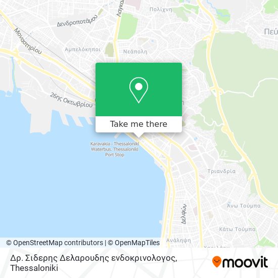 Δρ. Σιδερης Δελαρουδης ενδοκρινολογος map