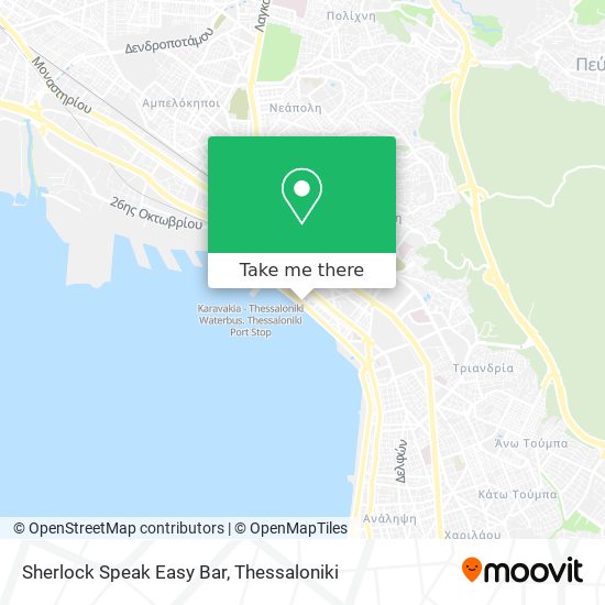 Sherlock Speak Easy Bar map