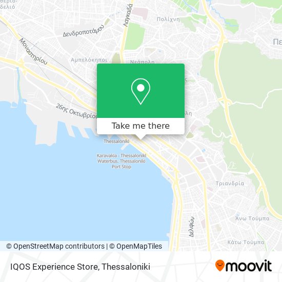 IQOS Experience Store map