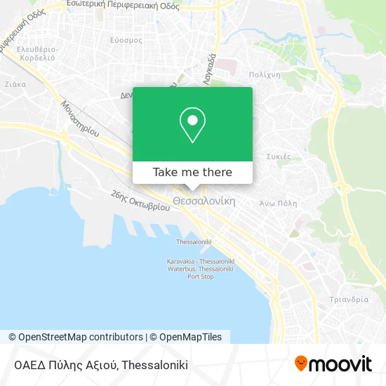 ΟΑΕΔ Πύλης Αξιού map