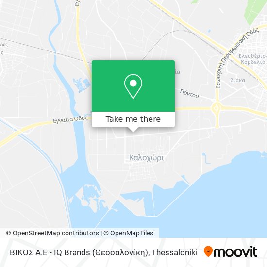 ΒΙΚΟΣ Α.Ε - IQ Brands (Θεσσαλονίκη) map