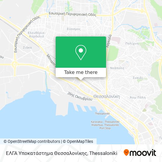 ΕΛΓΑ Υποκατάστημα Θεσσαλονίκης map