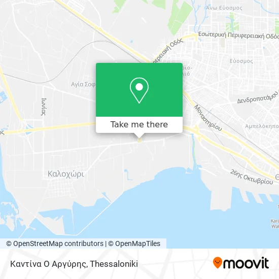 Καντίνα Ο Αργύρης map