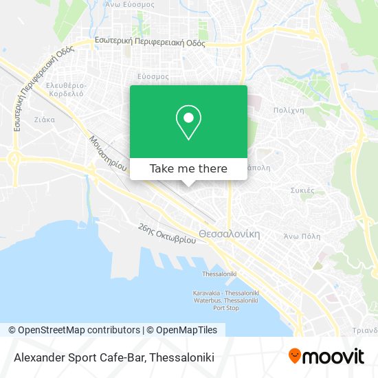 Alexander Sport Cafe-Bar map