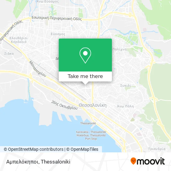 Αμπελόκηποι map