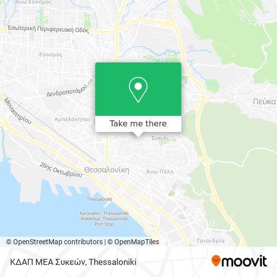 ΚΔΑΠ ΜΕΑ Συκεών map
