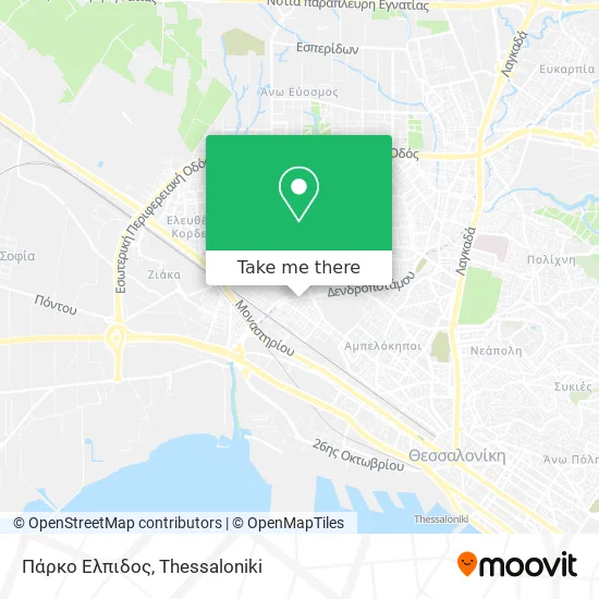 Πάρκο Ελπιδος map