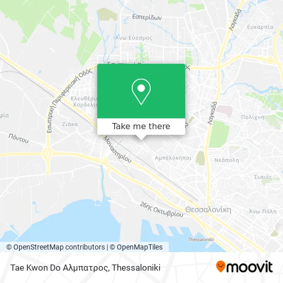 Tae Kwon Do Αλμπατρος map