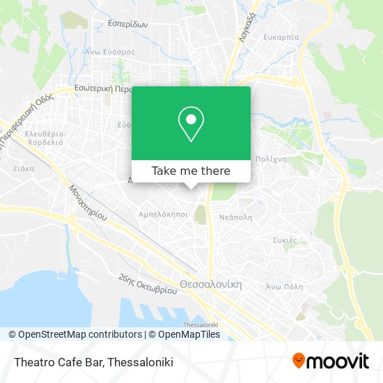 Theatro Cafe Bar map