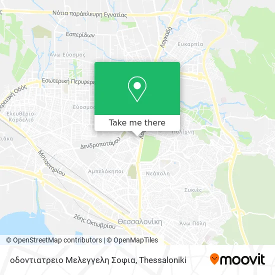 οδοντιατρειο Μελεγγελη Σοφια map