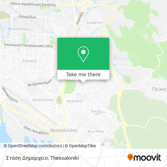 Στάση Δημαρχείο map