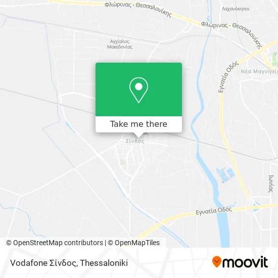 Vodafone Σίνδος map