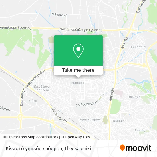 Κλειστό γήπεδο ευόσμου map