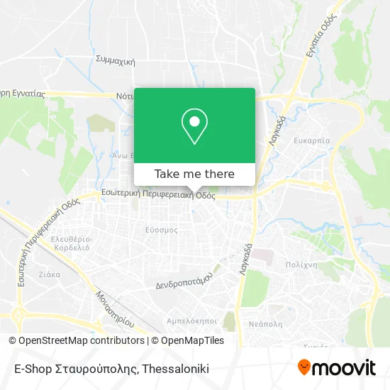 E-Shop Σταυρούπολης map