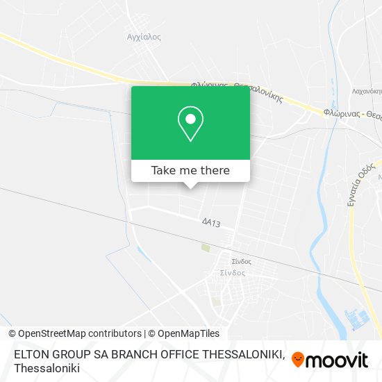 ELTON GROUP SA BRANCH OFFICE THESSALONIKI map