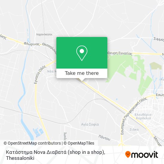 Κατάστημα Nova Διαβατά (shop in a shop) map
