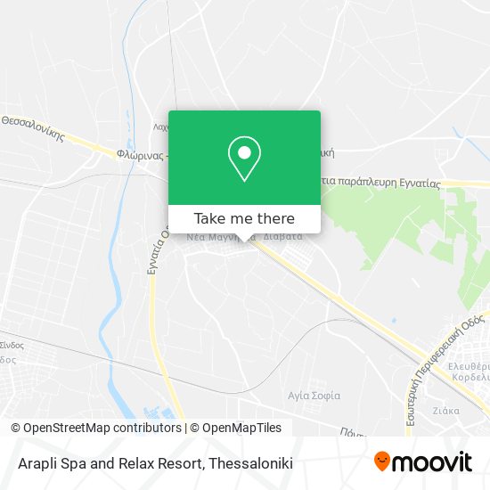 Arapli Spa and Relax Resort map