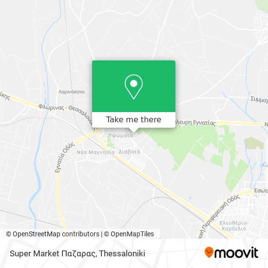 Super Market Παζαρας map