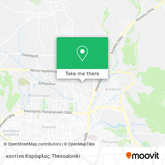 καντίνα Καράφλας map