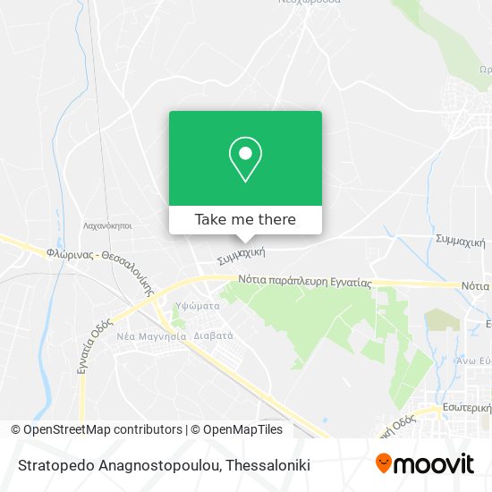 Stratopedo Anagnostopoulou map