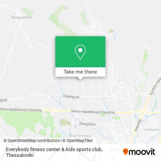 Everybody fitness center & kids sports club map