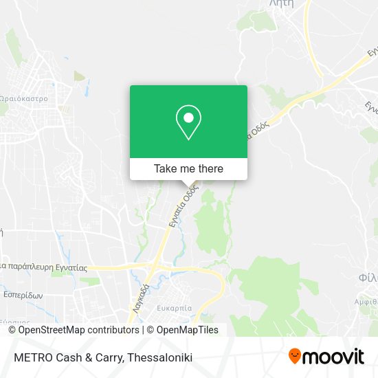 METRO Cash & Carry map