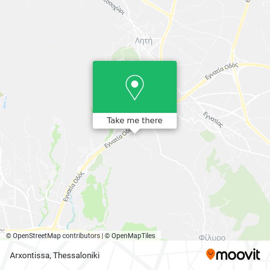 Arxontissa map
