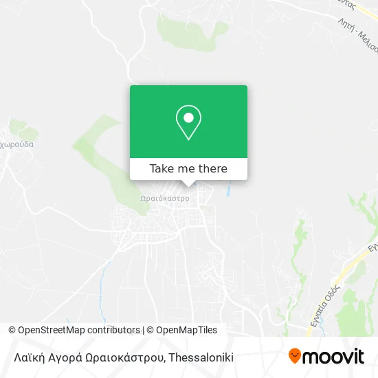 Λαϊκή Αγορά Ωραιοκάστρου map